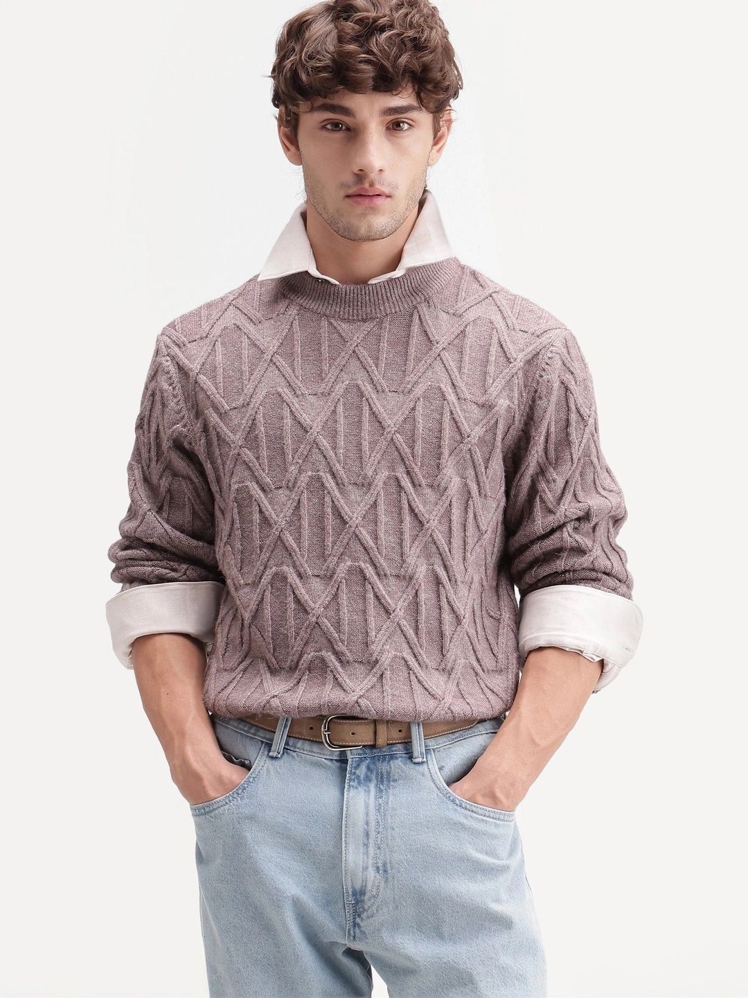 RARE RABBIT Men Striped Pullover-picture-18