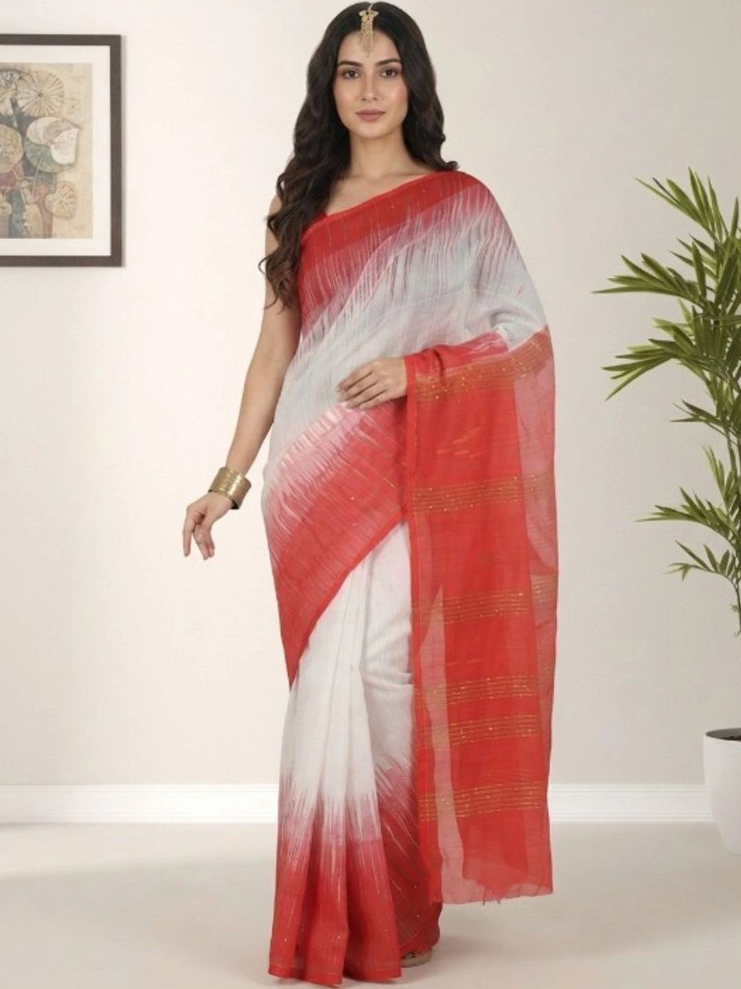 Kalakriti By Rachna Ombre Pure Cotton Saree-image-36