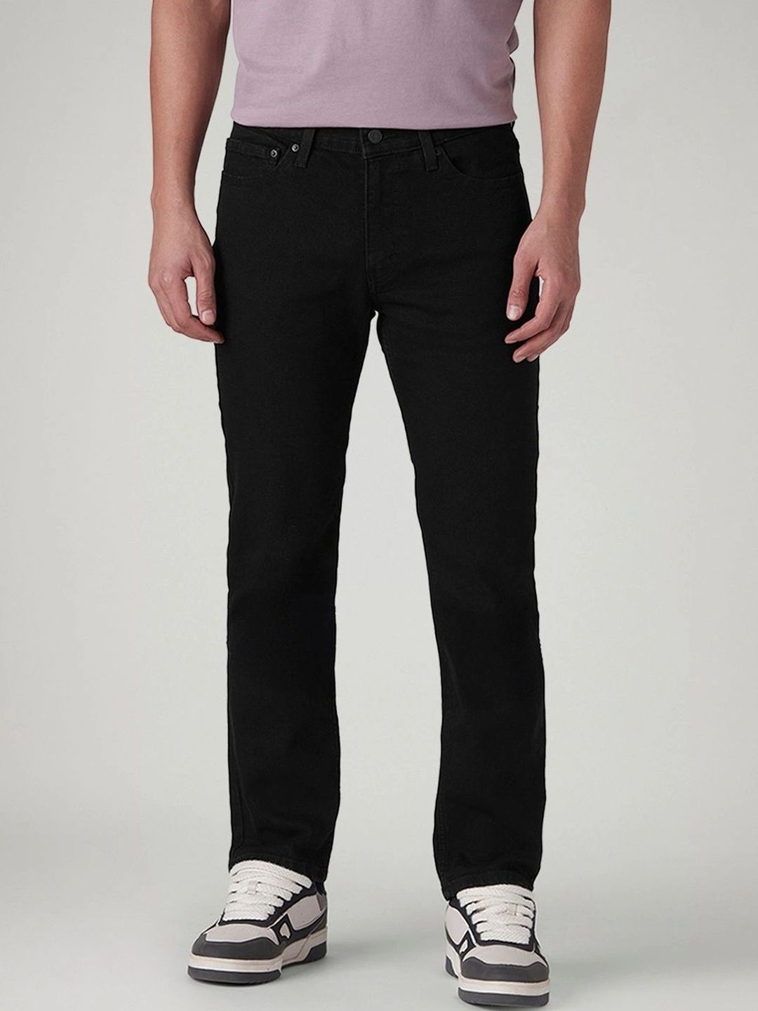Levis Men Classic Slim Fit Mid-Rise Heavy Fade Stretchable Jeans-image-0