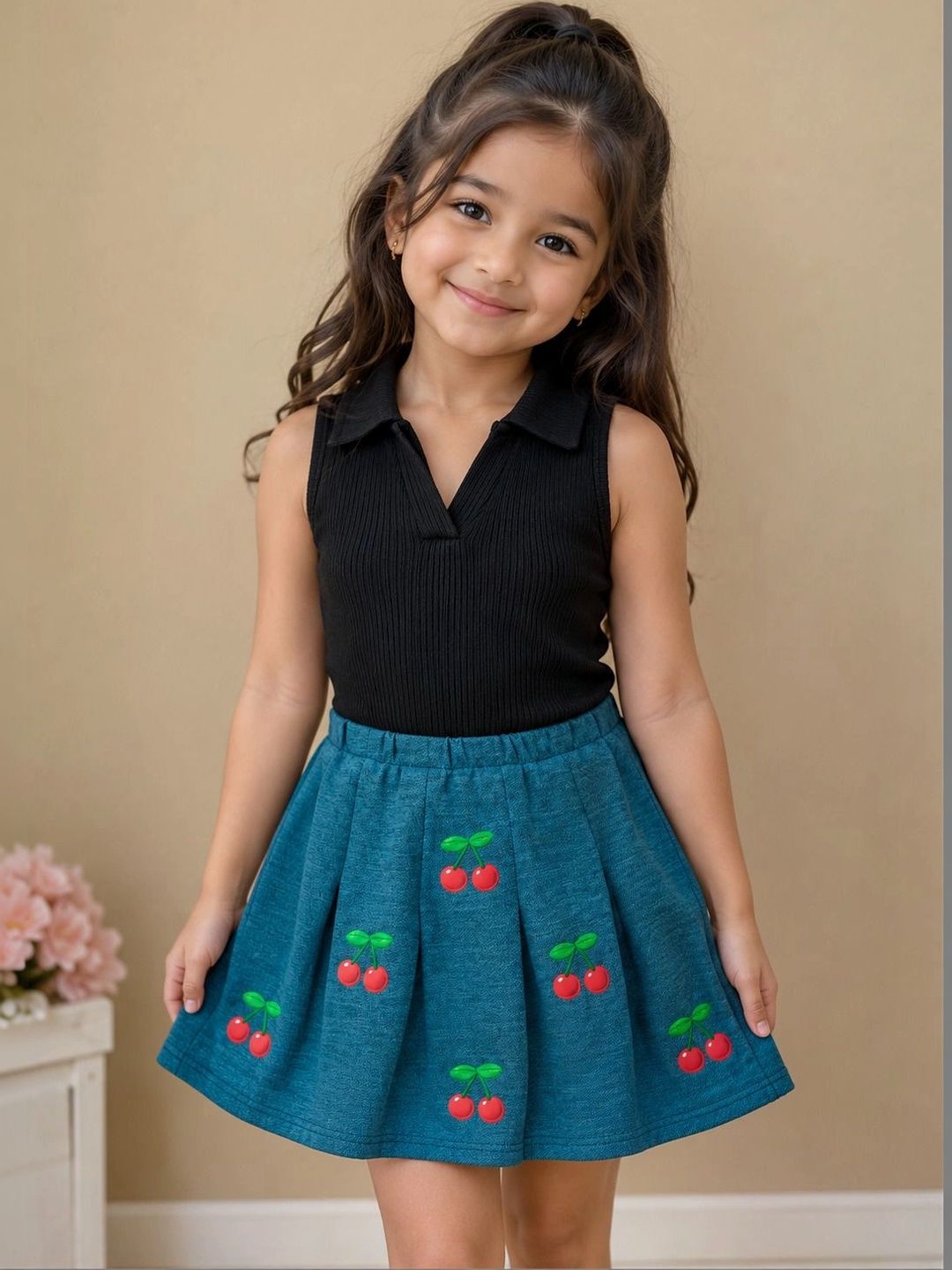 Ninas Girls Top with Skirt-picture-15