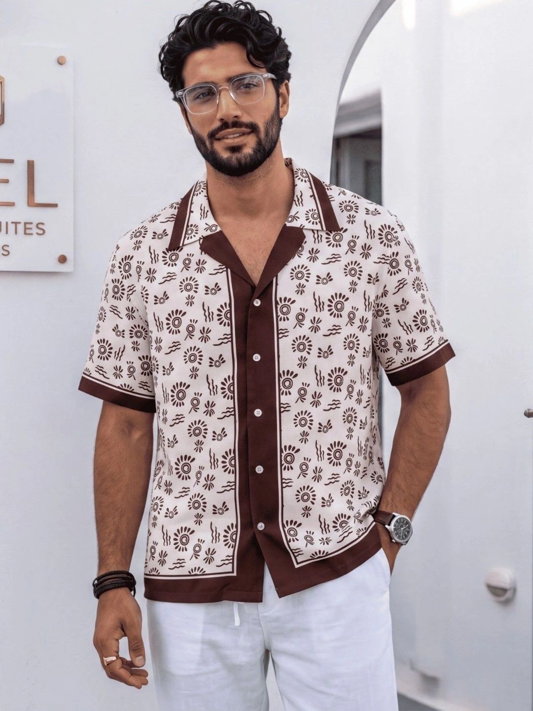 HERE&NOW Men Relaxed Printed Casual Shirt-picture-29