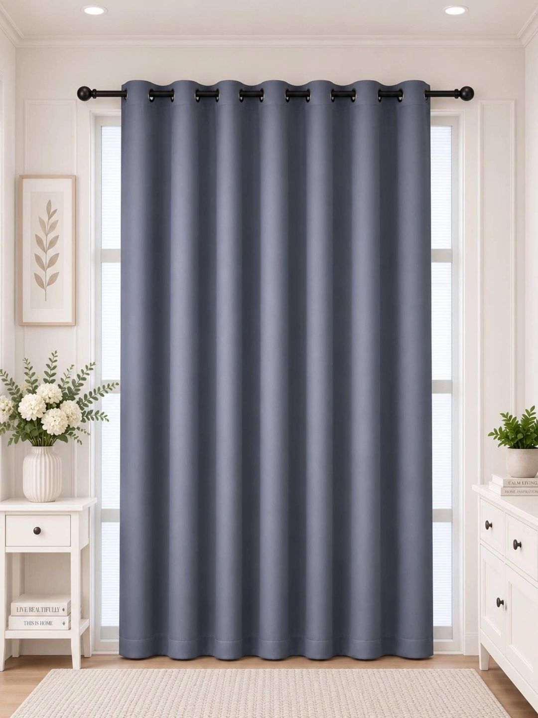 Homeful Style Grey Door Curtain-picture-3