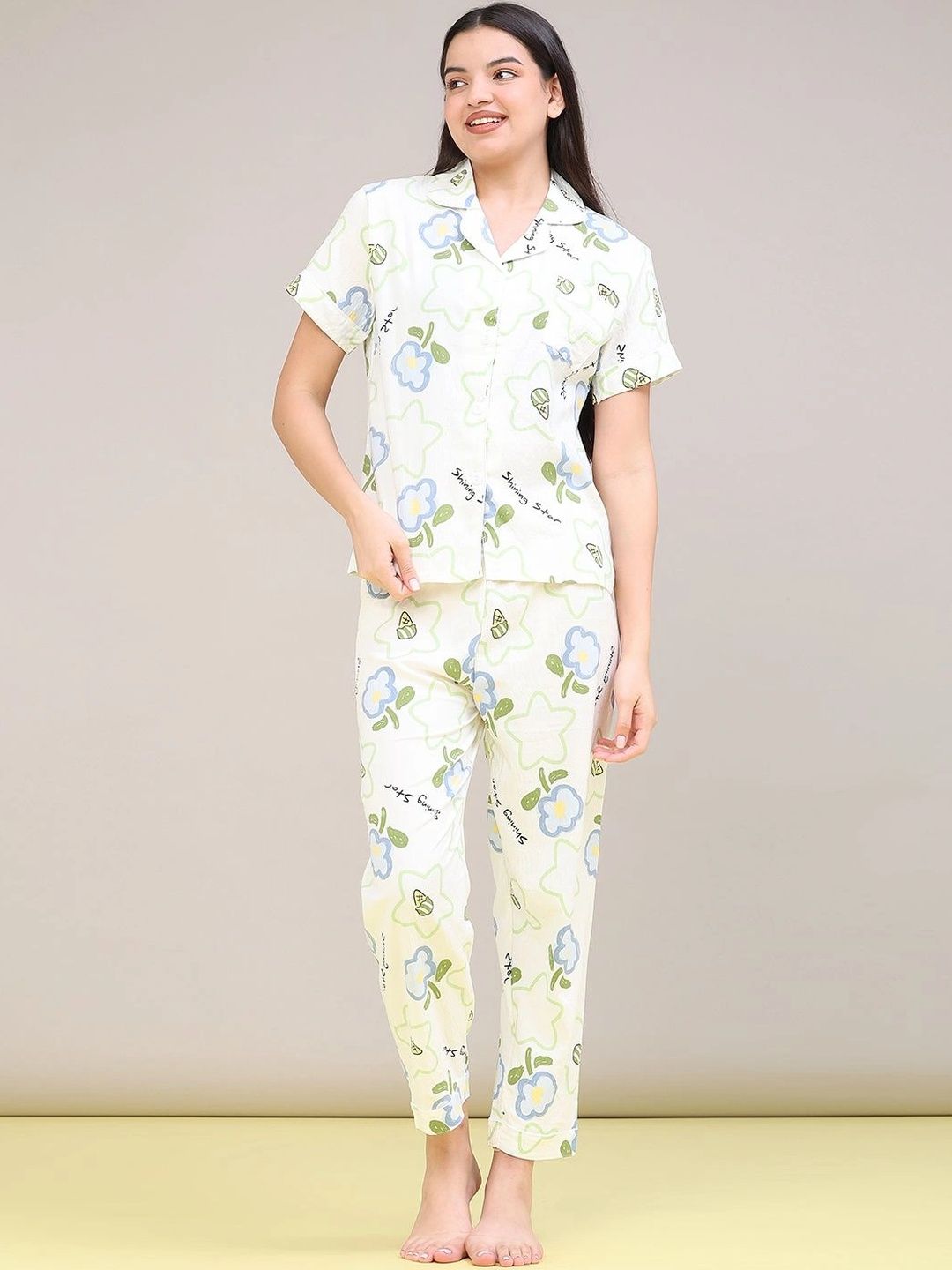 V-Mart Women Printed Night suit-picture-40