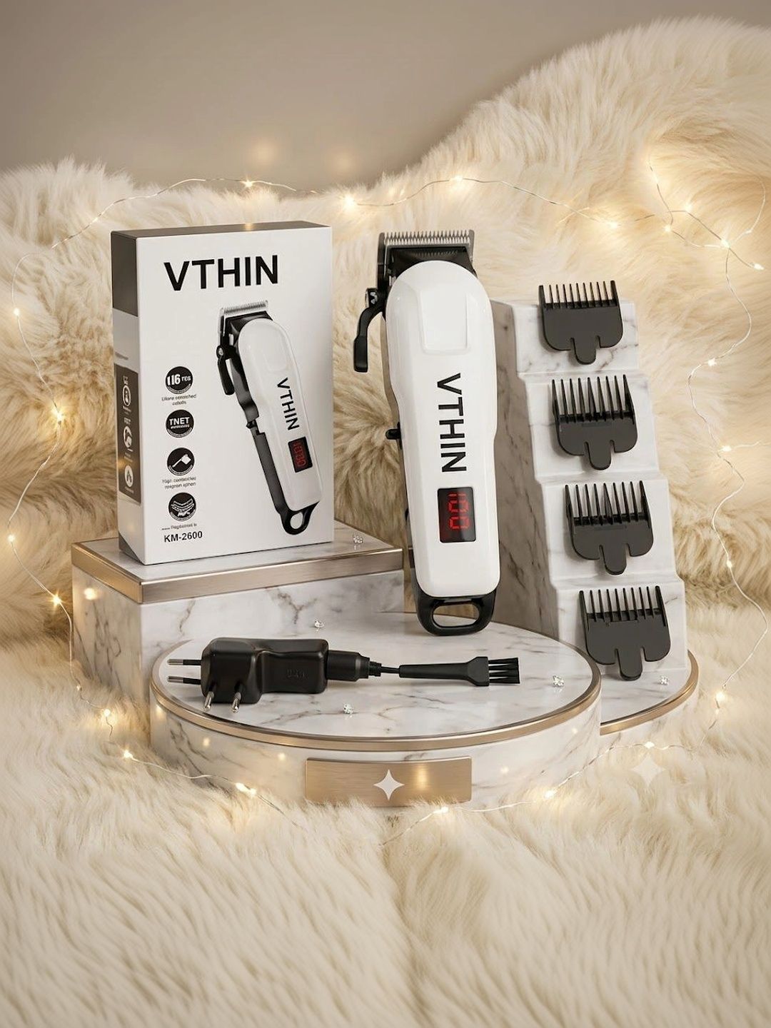 VTHIN Pro-Grade Electric Hair Clipper & Shaving Essentials Kit-picture-43