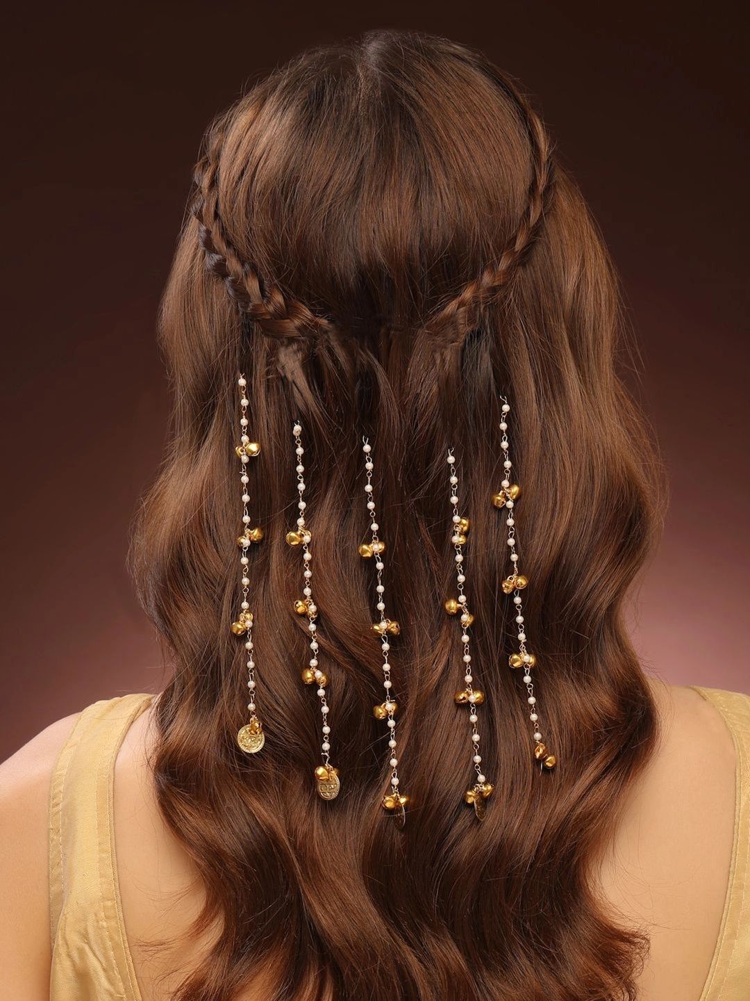 VOGUE HAIR ACCESSORIES Women Set of 5 Embellished Bobby Pins-image-27