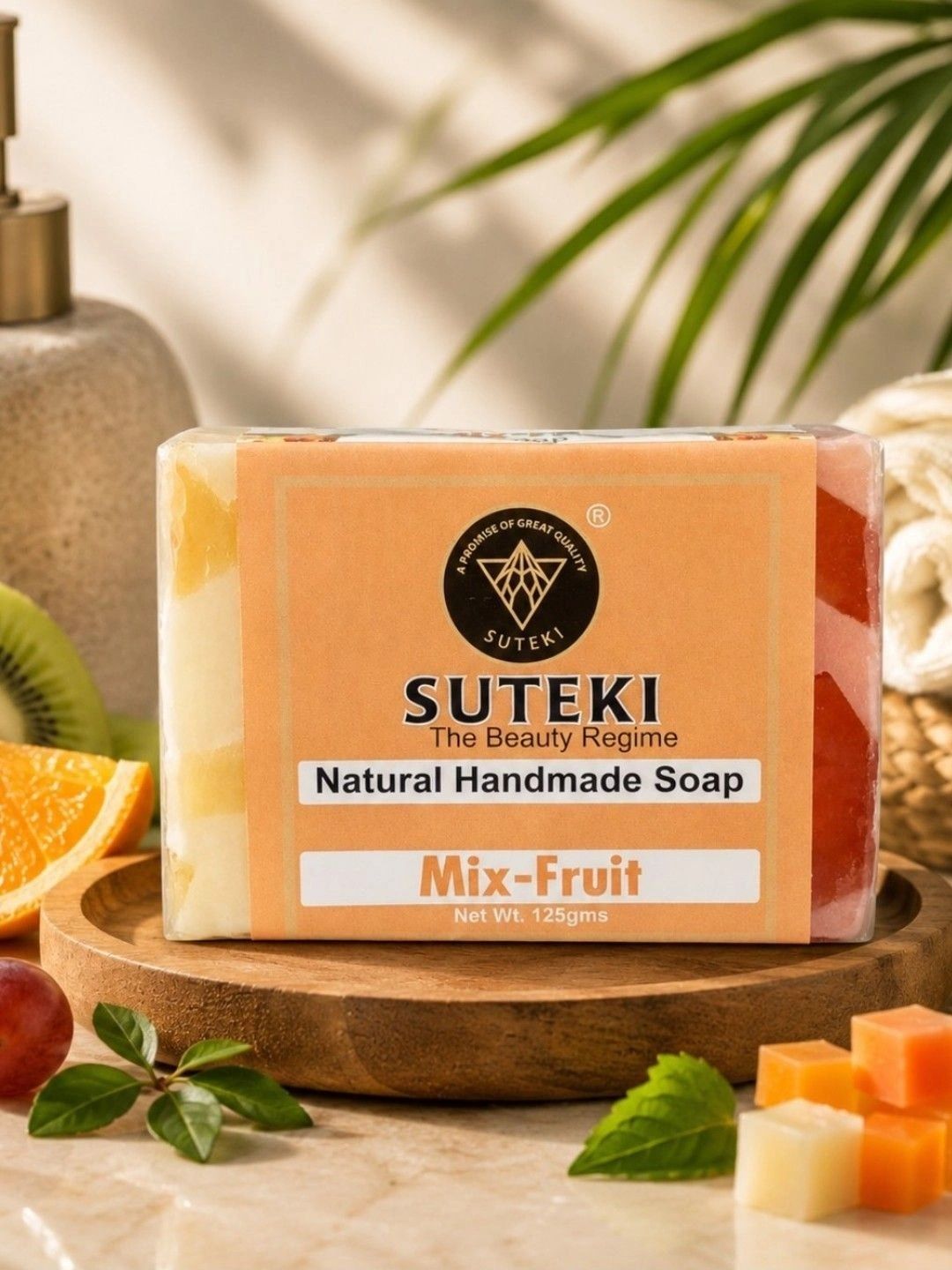 SUTEKI Set Of 6 Mix Fruit Natural Handmade Soap - 125 g Each-picture-10