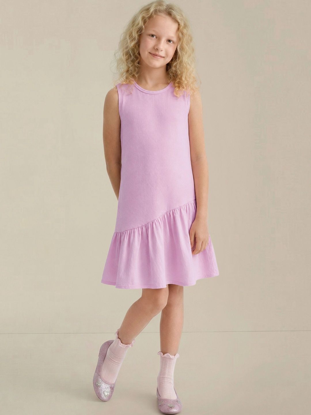 Vero Moda Ruffled A-Line Dress-image-42