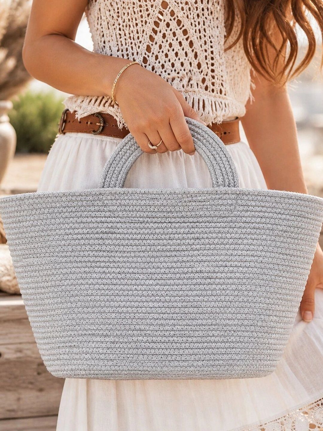 THE S LIVING Unisex Textured Messenger Bag-picture-49