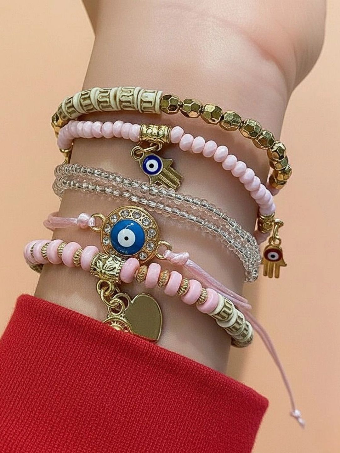 Vembley Women 6 Gold-Plated Multistrand Bracelet-picture-10