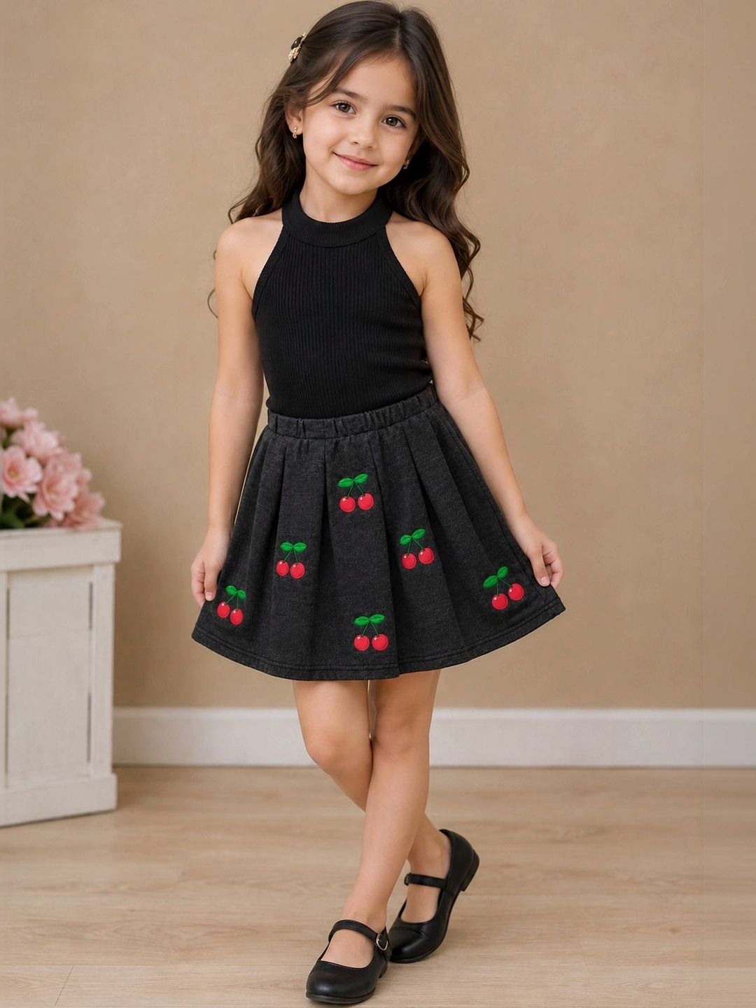 RAMIAAZ Girls Top with Skirt-picture-24