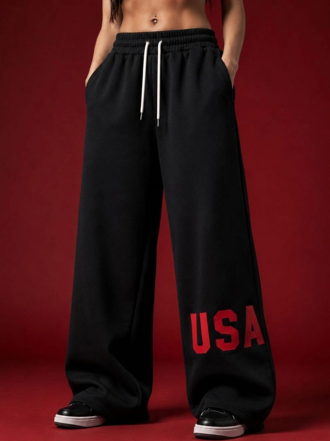 CLOTH N CODE Women Printed Classic Easy Wash Trousers-image-16