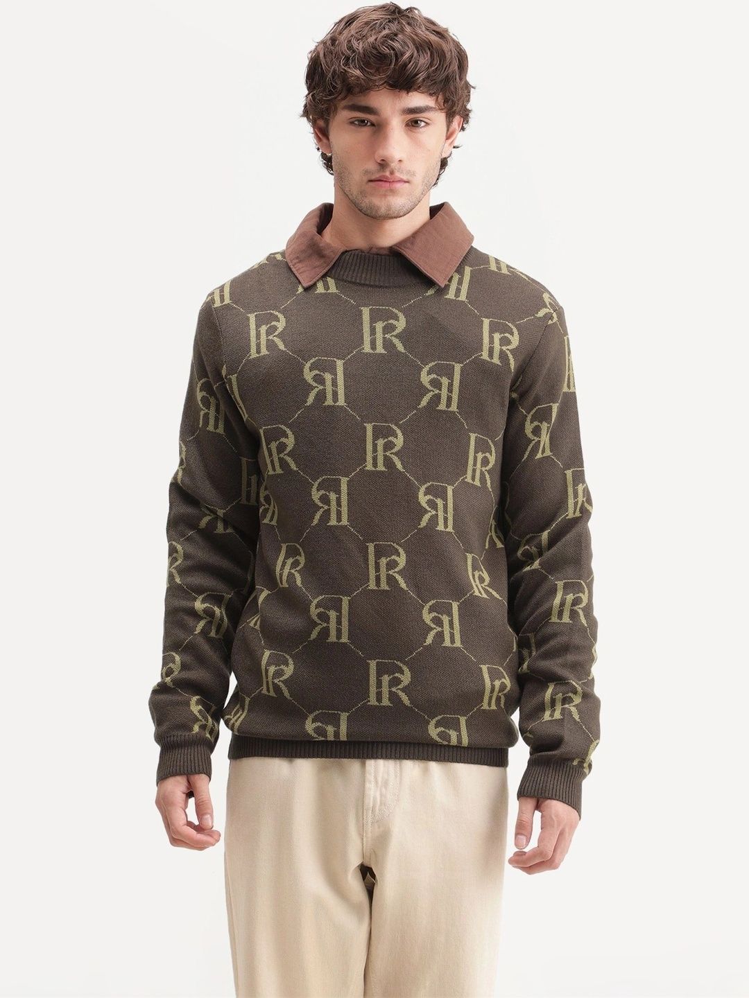 RARE RABBIT Men Printed Pullover-picture-21