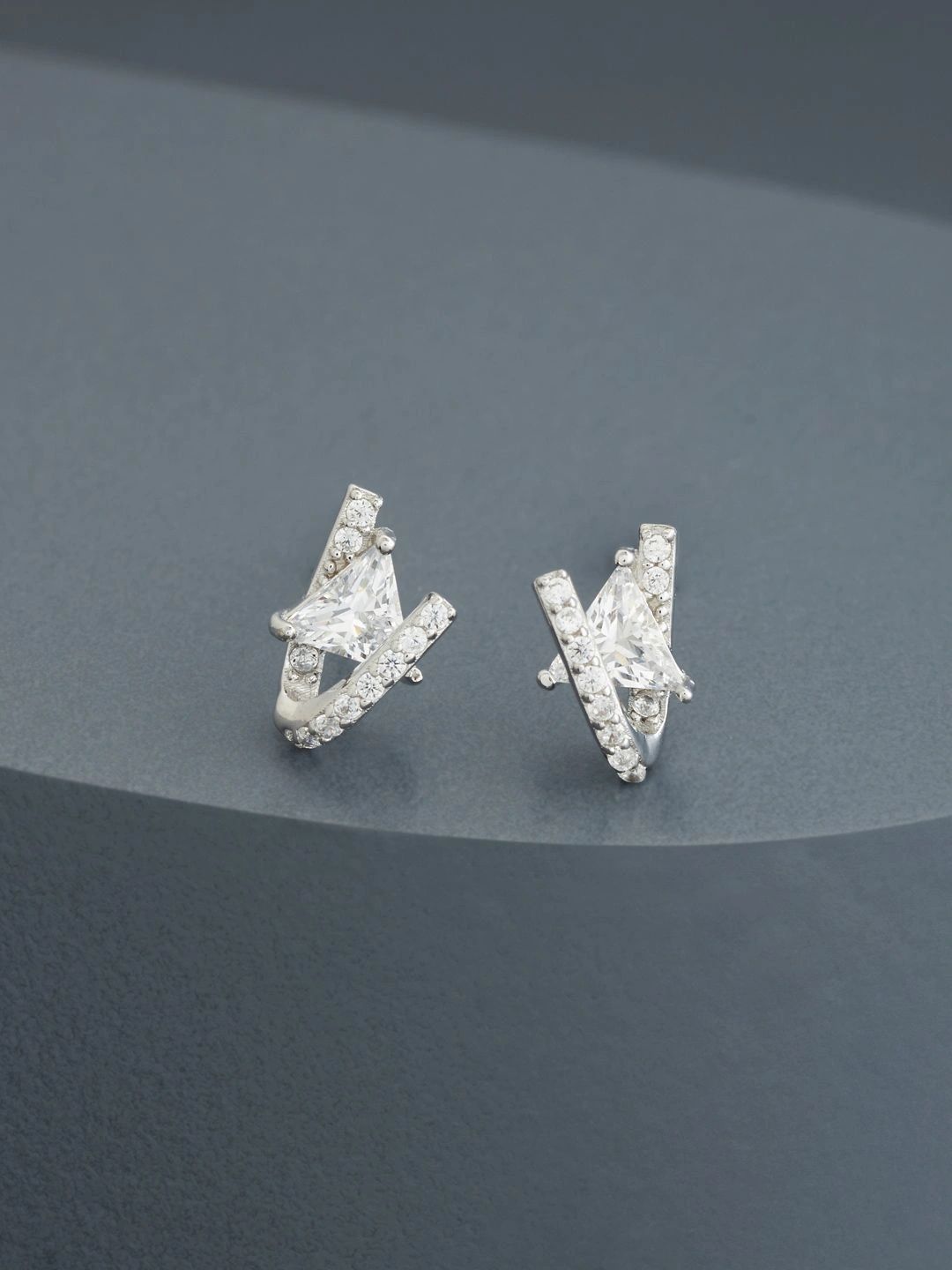 Kushal's Fashion Jewellery Geometric Studs Earrings-picture-40