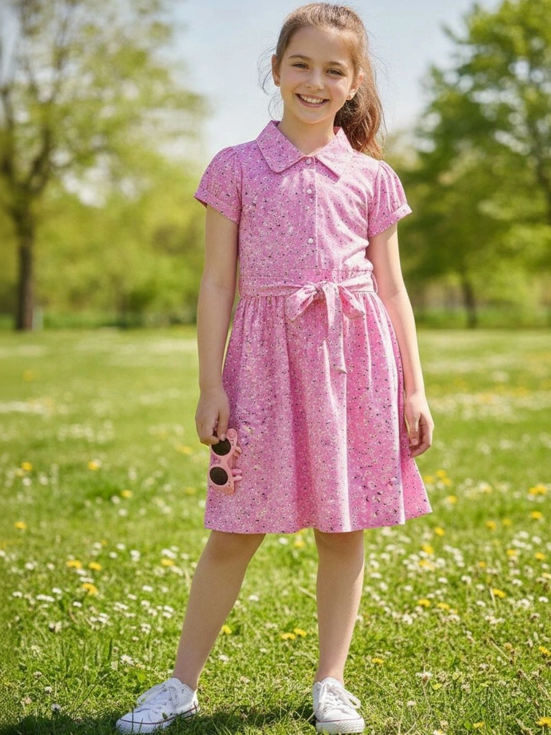 V-Mart Floral Print A-Line Dress-picture-18