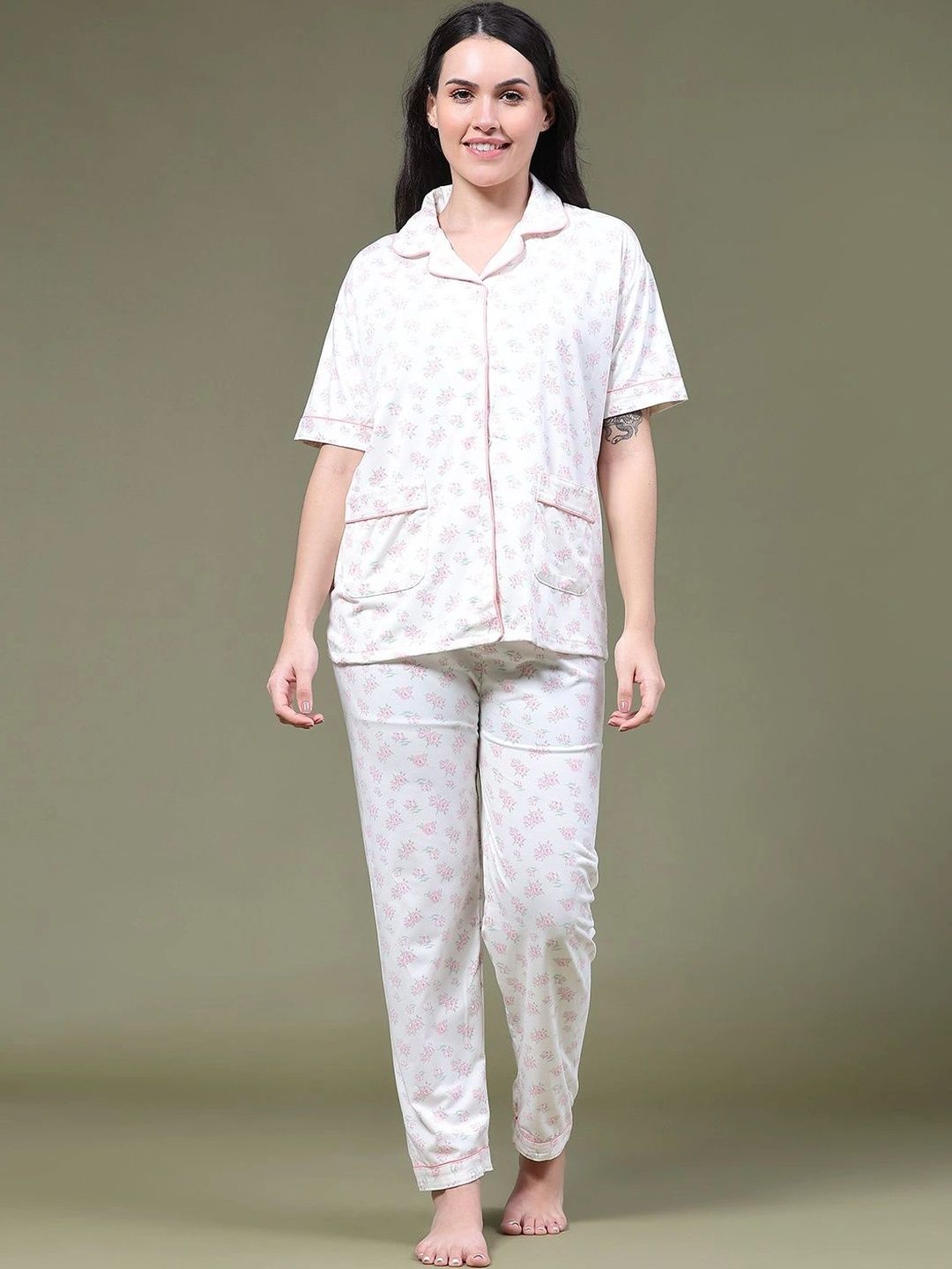 V-Mart Women Printed Night suit-image-28
