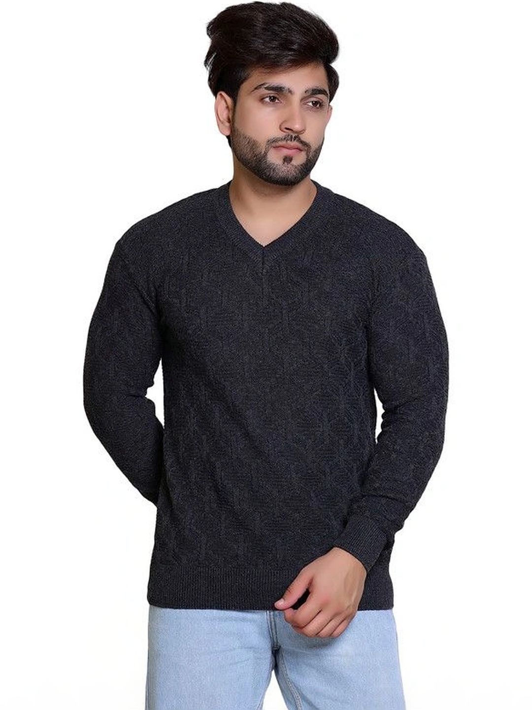 Grand Line Men Cable Knit Pullover-picture-34