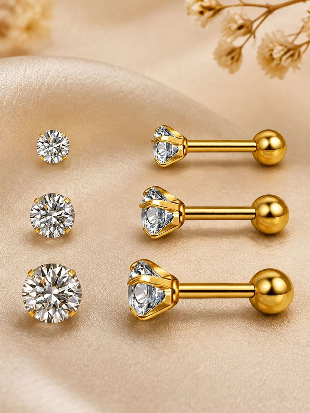 VAMA Circular Studs Earrings-picture-35