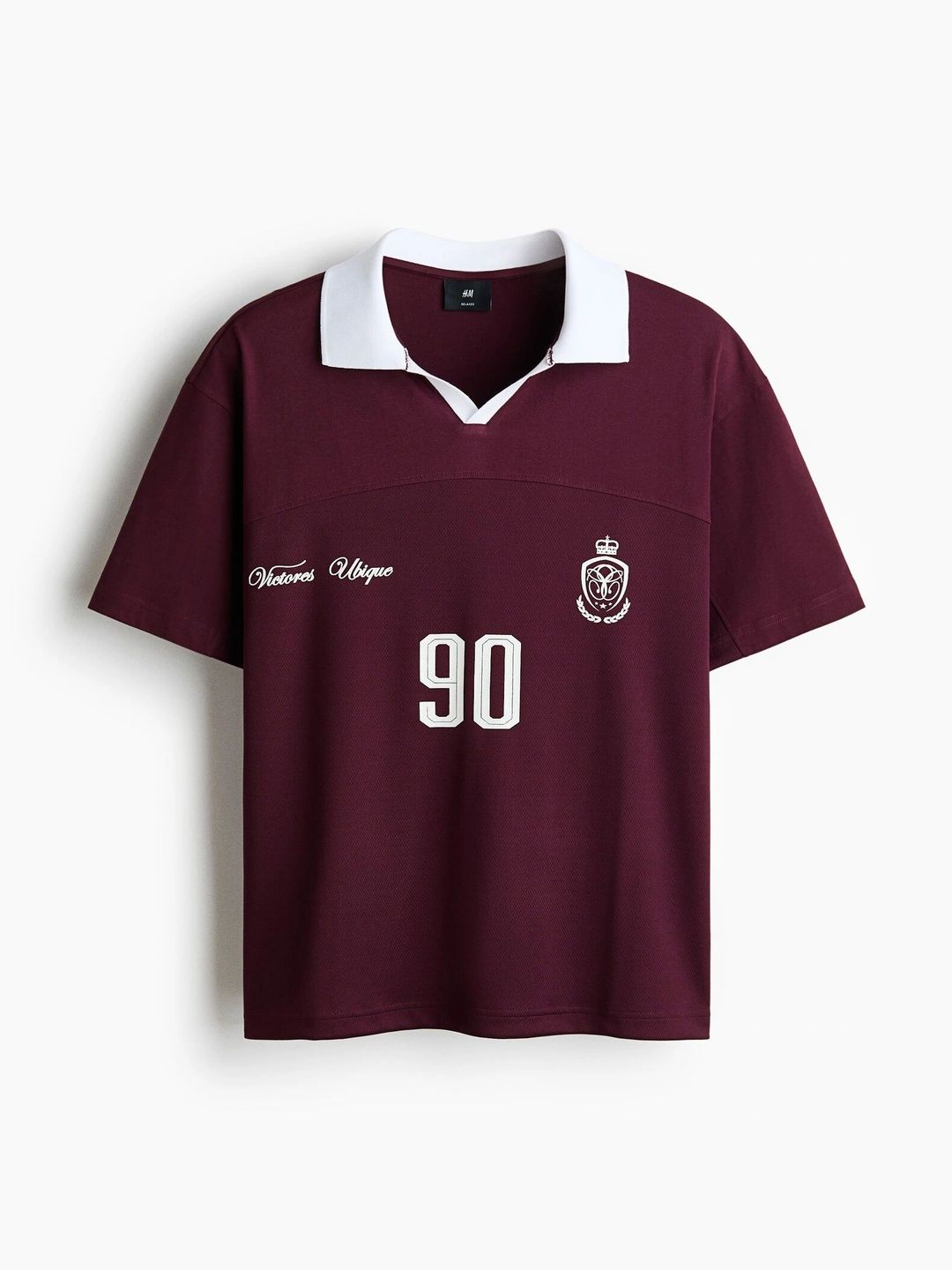 H&M Men Typography Printed Polo Collar T-shirt-picture-19