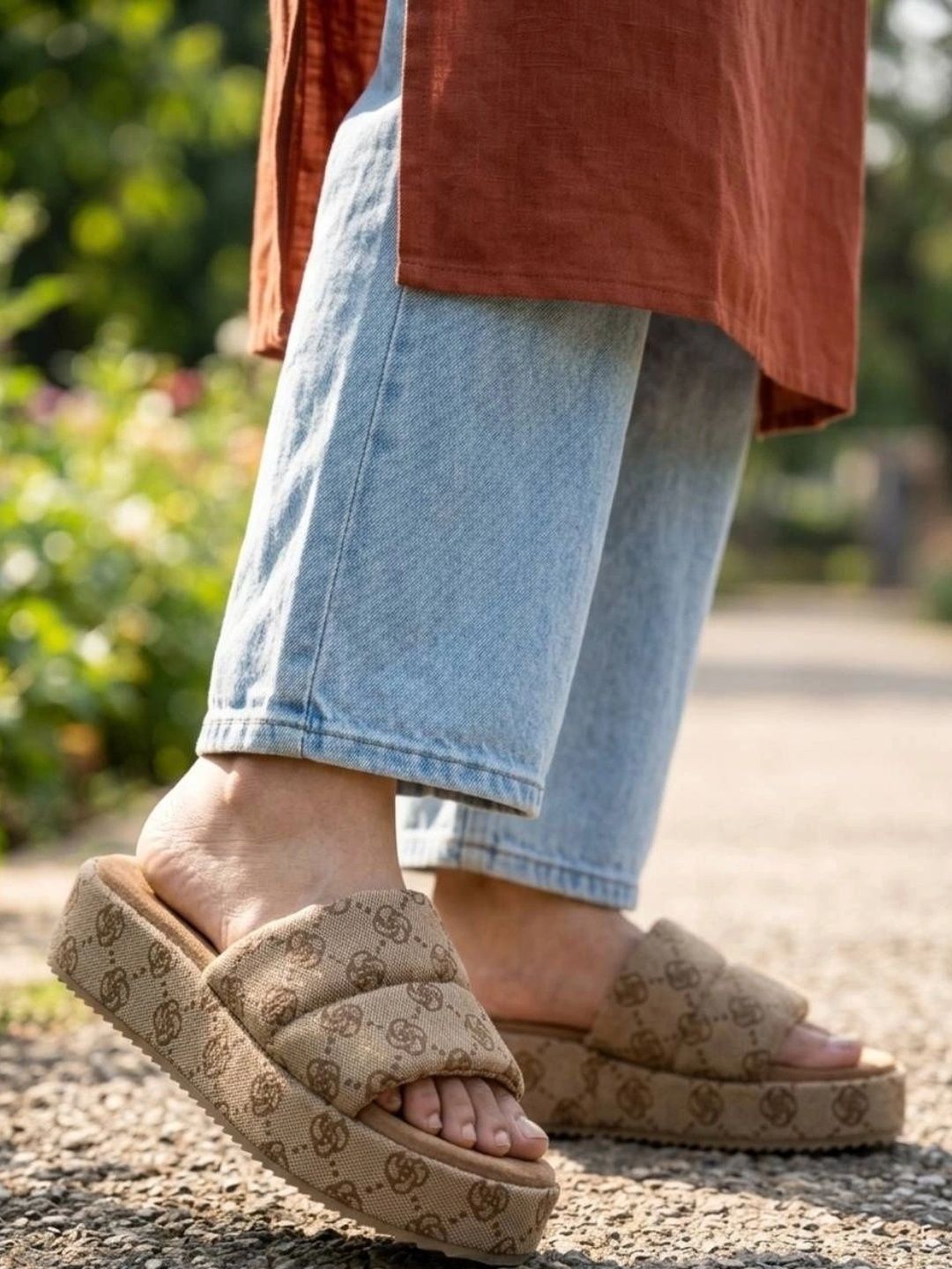 Baespice Printed Wedge Sandals-image-42