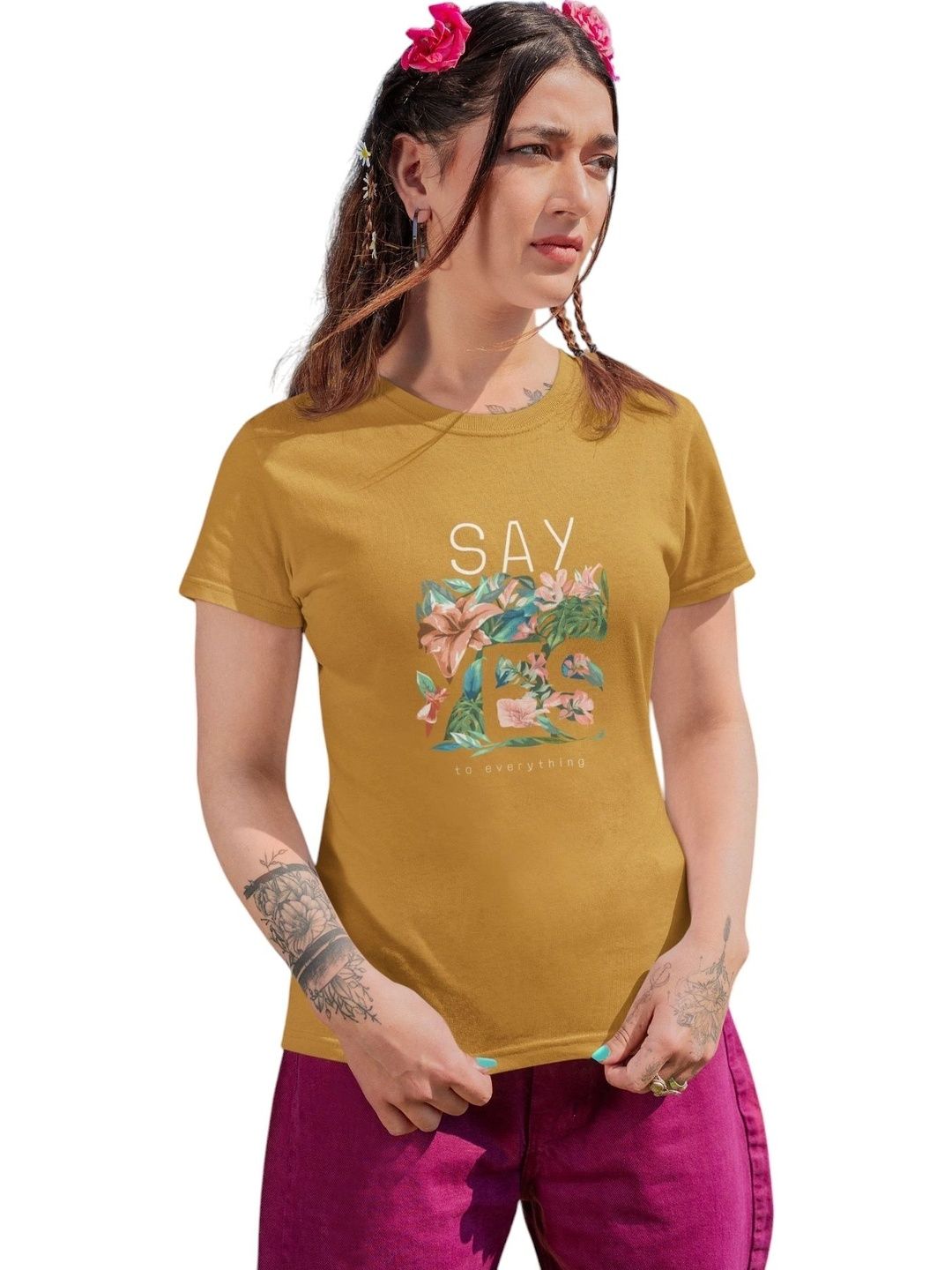Elegantcrafts Floral Print Cotton Top-picture-12