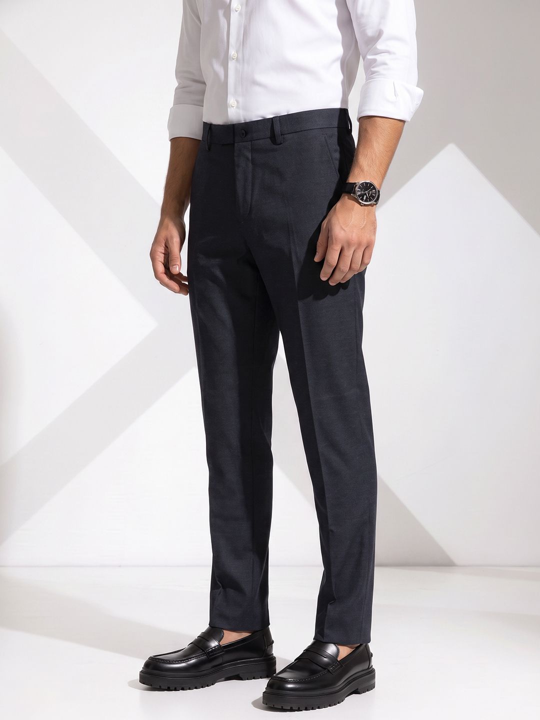INVICTUS Men Tapered Fit Formal Trouser-picture-20