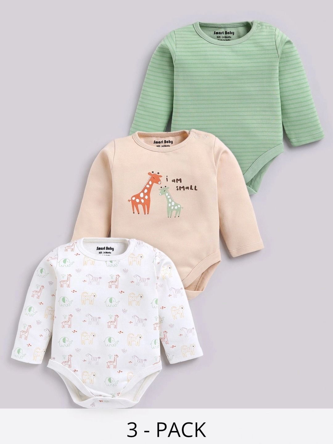 Smart Baby Unisex Kids Printed T-shirt-image-19