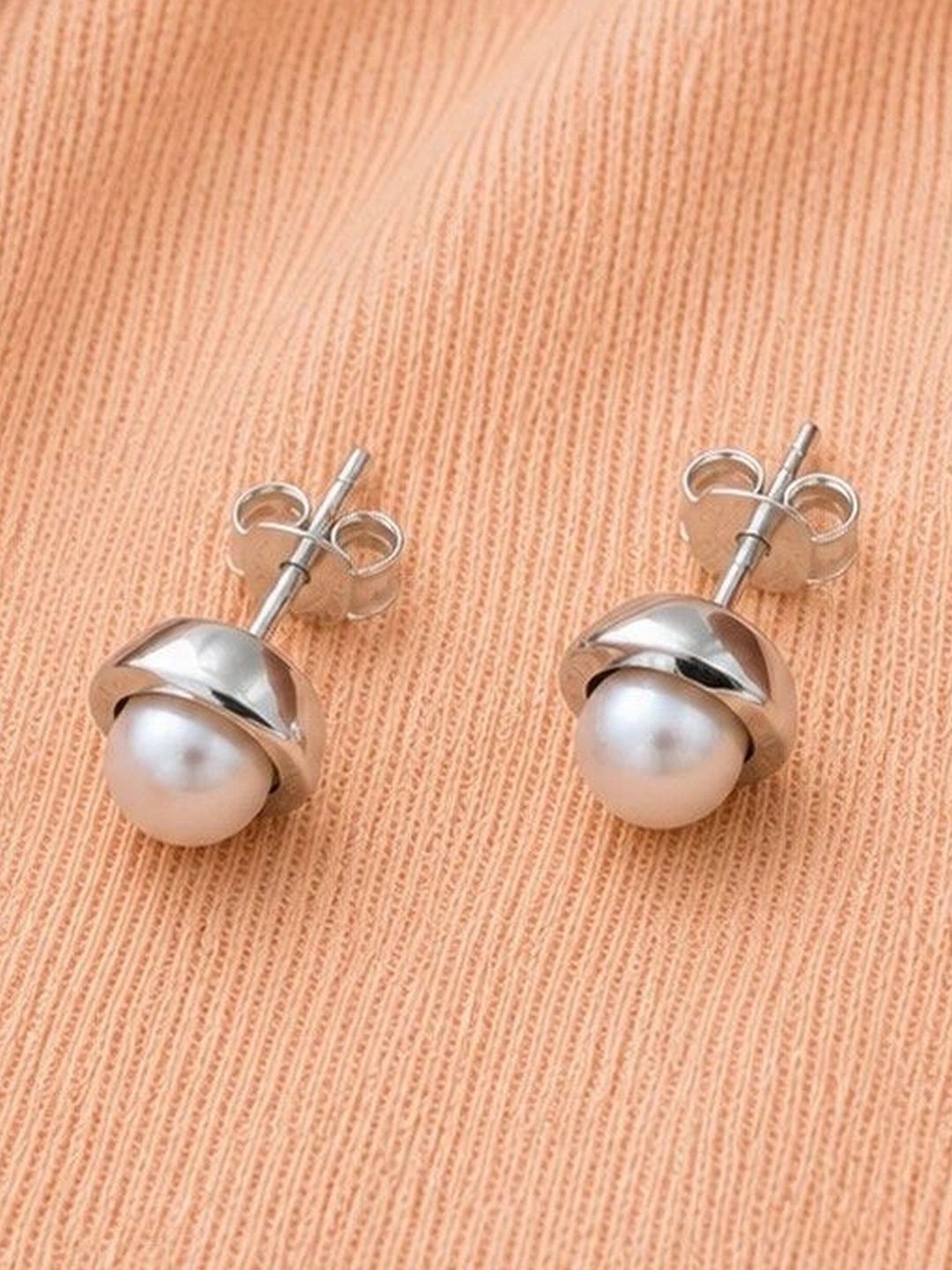 Zilverlinks 925 silver Jewellery Circular Studs Earrings-image-48