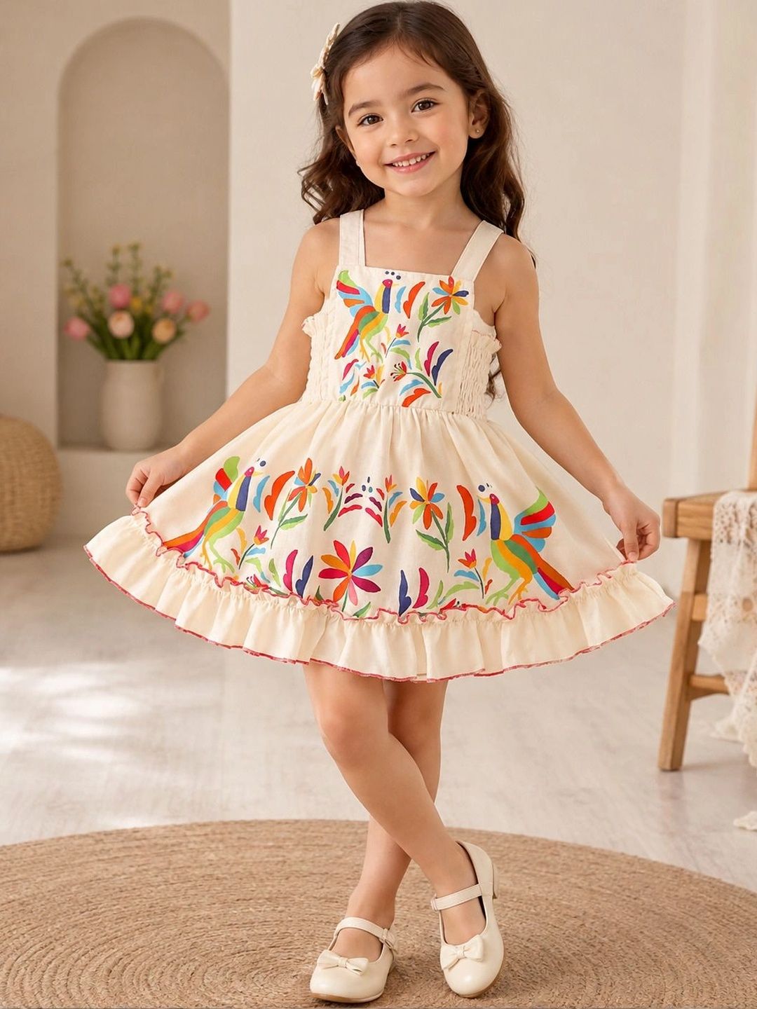 BAESD Bohemian Print A-Line Dress-picture-12