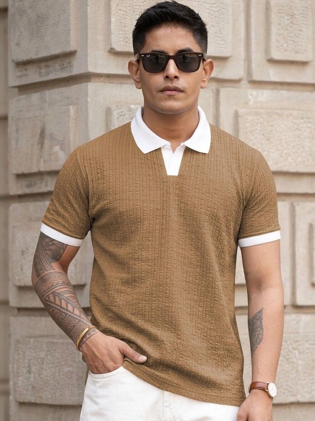 KAJARU Men Polo Collar T-shirt-picture-38