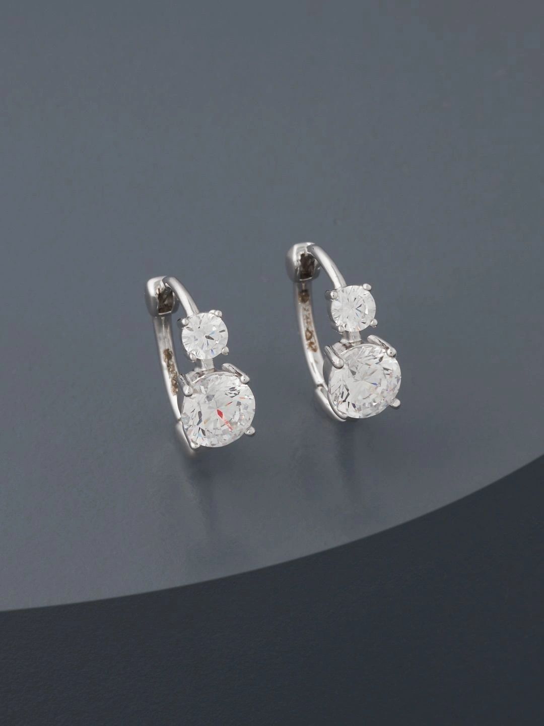 Kushal's Fashion Jewellery Circular Half Hoop Earrings-picture-50