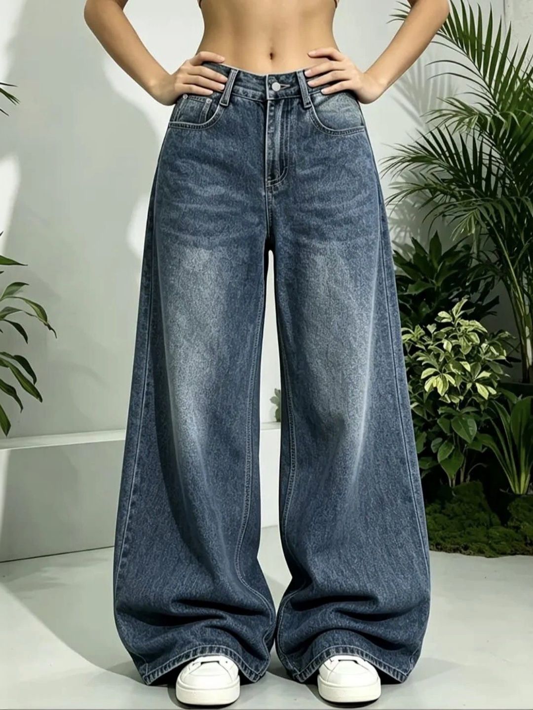 ESLITA Women High-Rise Light Fade Jeans-picture-34