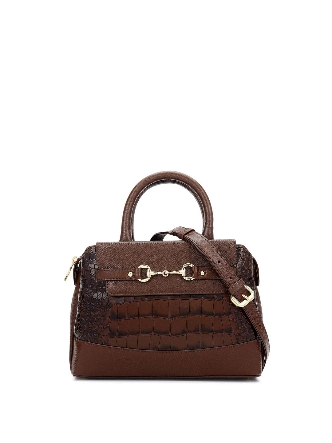 Da Milano Textured Leather Structured Handheld Bag-picture-36