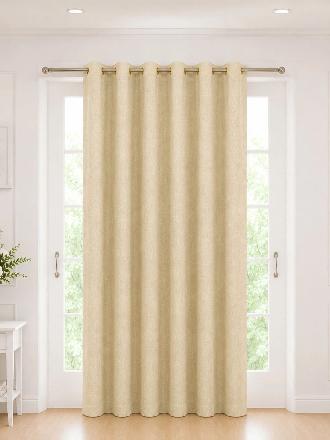 Homeful Style Gold-Toned Door Curtain-picture-49