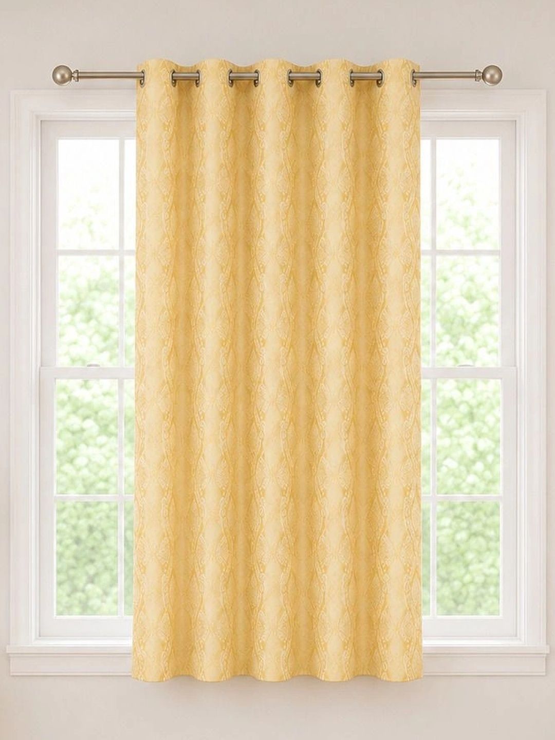 Homeful Style Gold-Toned Window Curtain-image-43