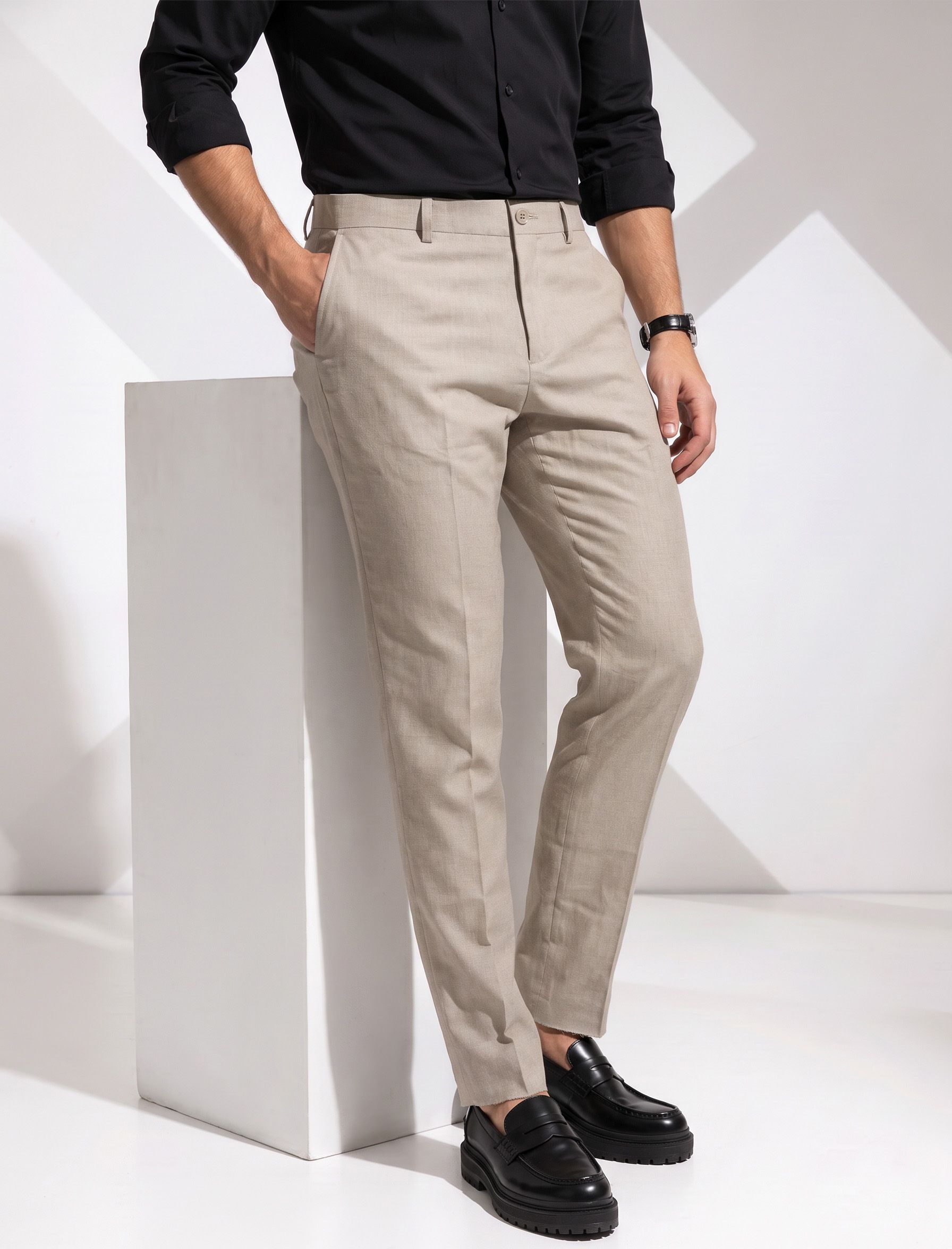 INVICTUS Men Tapered Fit Formal Trouser-picture-32