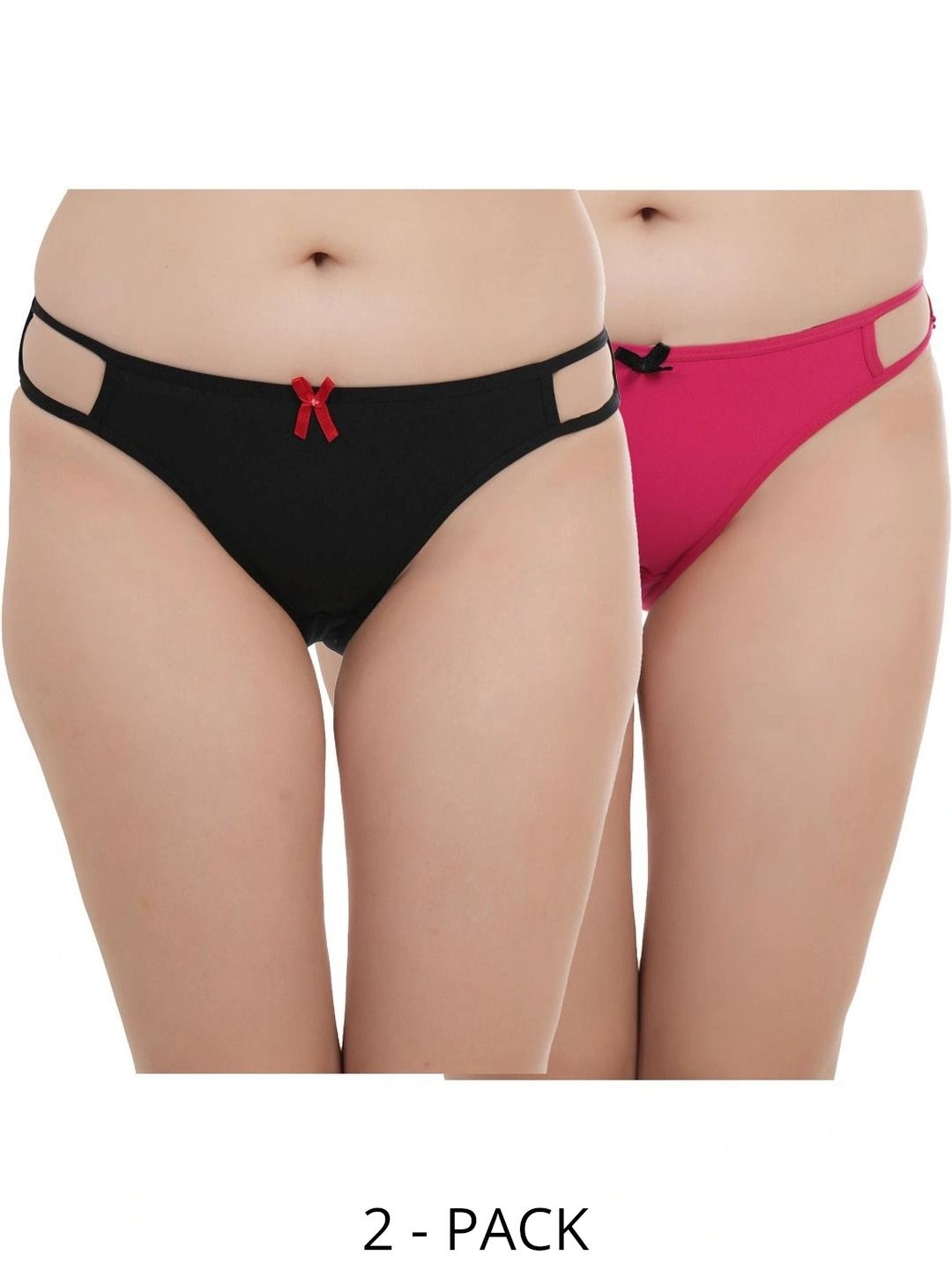 RESIZE Women Pack of 2 Assorted Cotton Blend Bikini-picture-19