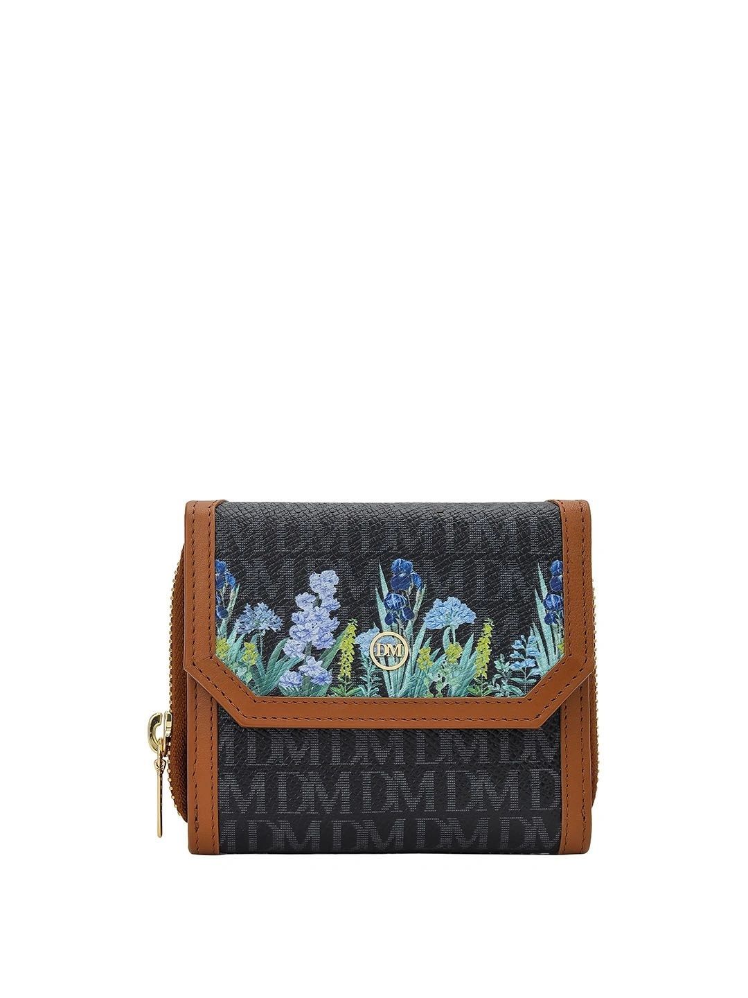 Da Milano Women Printed Leather Two Fold Wallet-image-14