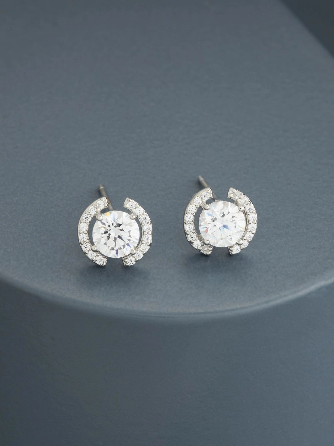 Kushal's Fashion Jewellery Circular Studs Earrings-image-38