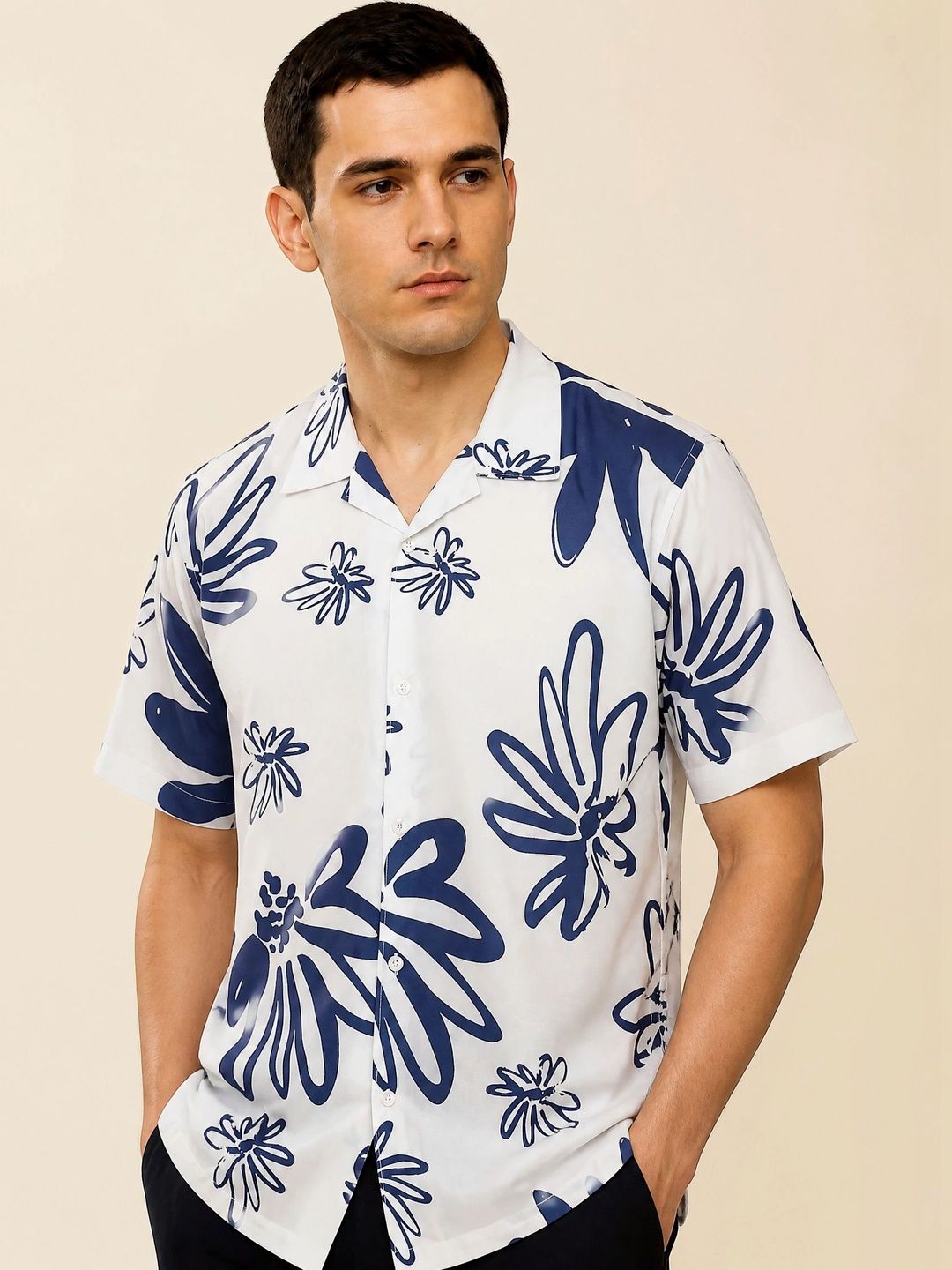 R.Code by The Roadster Life Co. Men Floral Printed Casual Shirt-picture-36