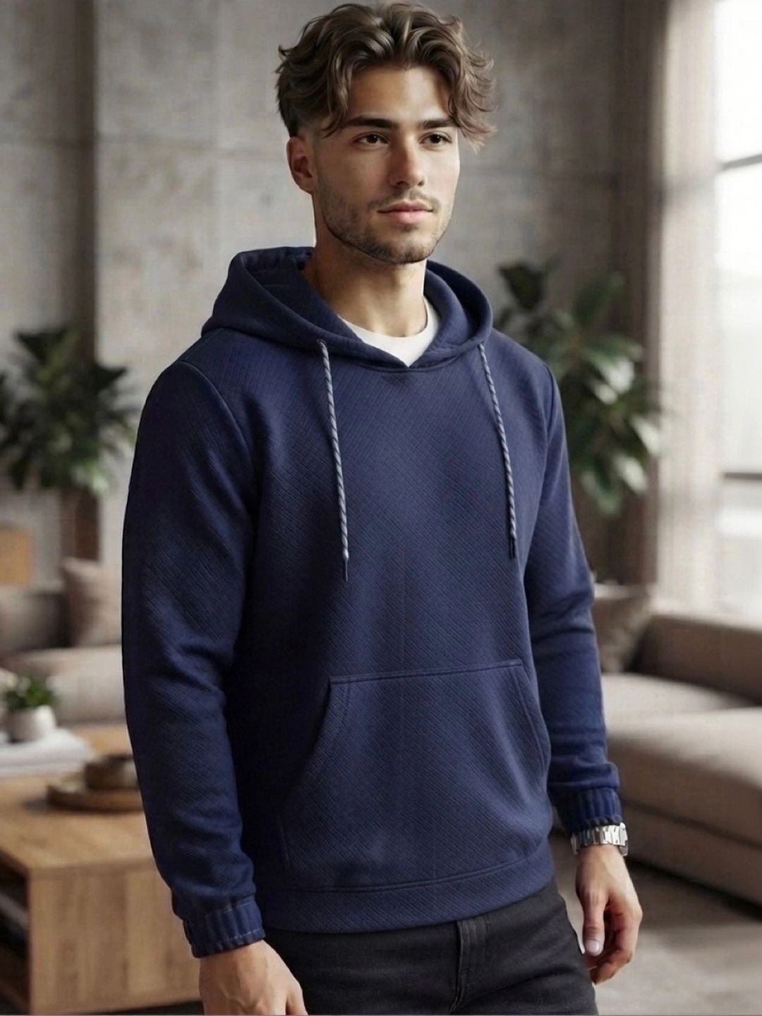 STEVE STATUS Men Hooded Sweatshirt-picture-7