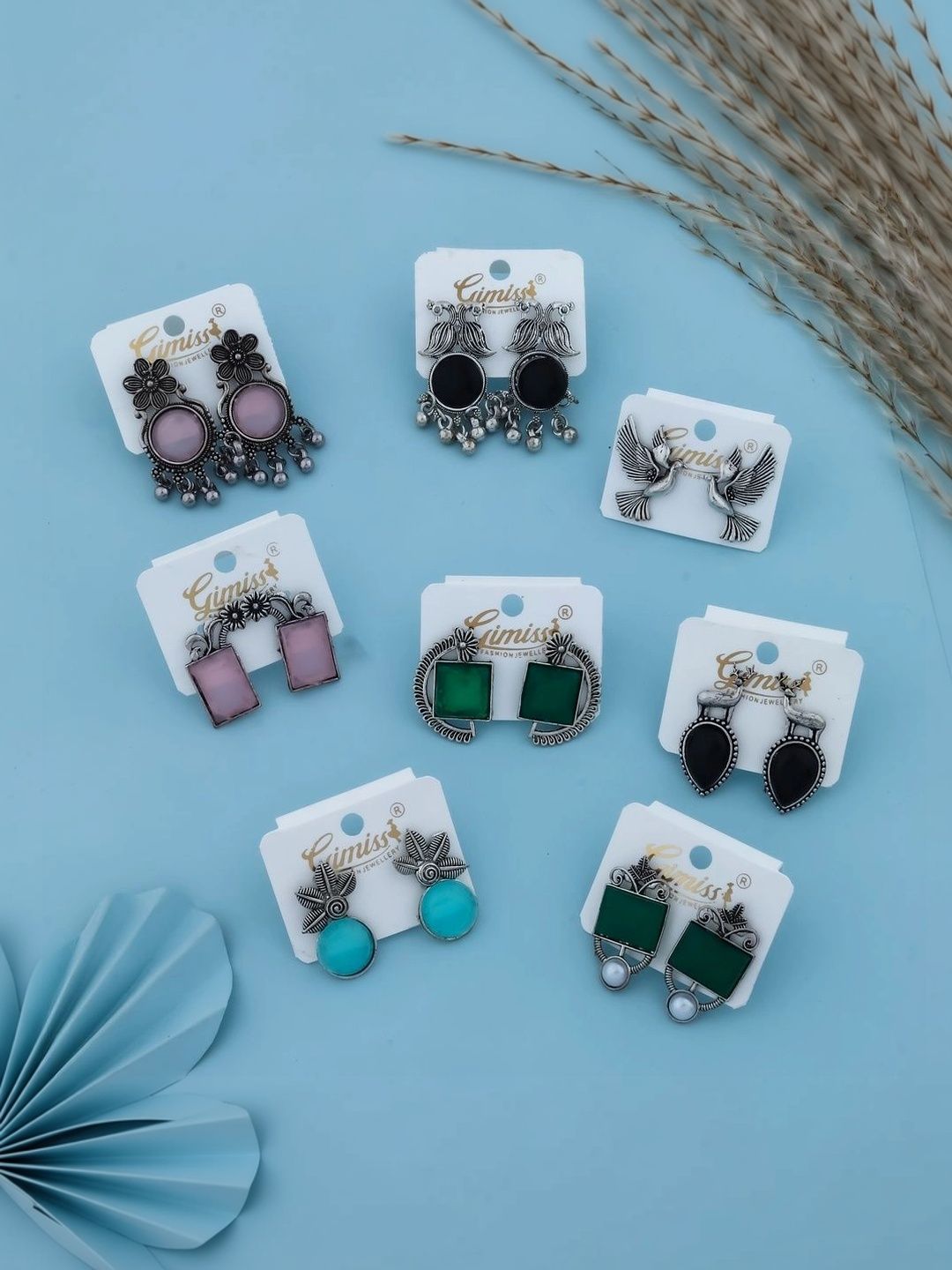 GIMISS Geometric Drop Earrings-picture-16