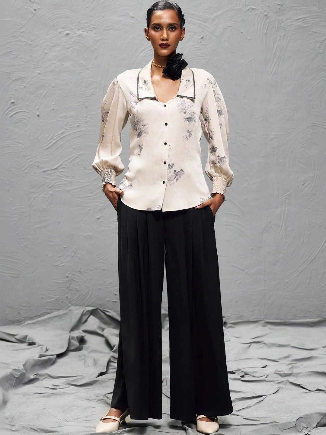 SHECZZAR Print Satin Top-picture-31