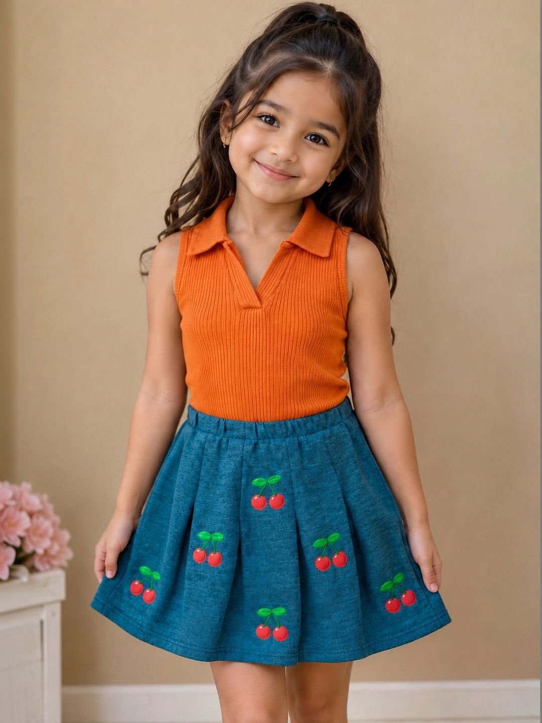 Ninas Girls Top with Skirt-picture-23