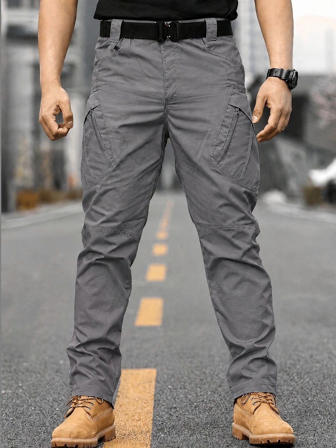 Moda Rapido Men Classic Cargos Trousers-picture-29