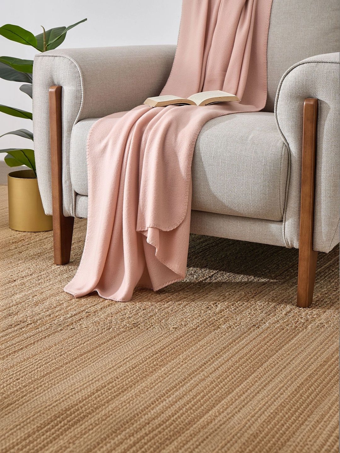 Home Centre Pink Cloak Single Throw-image-19