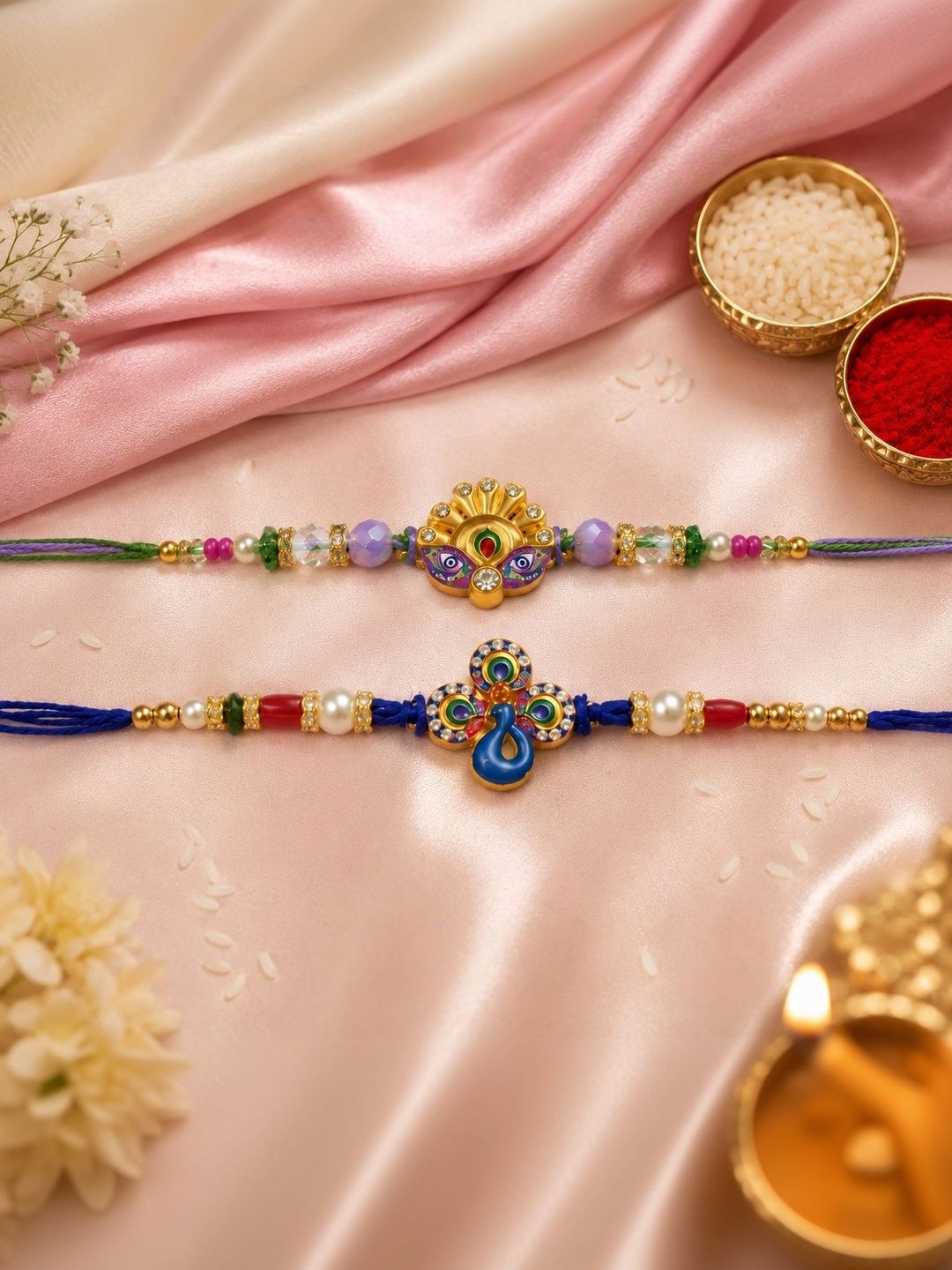 BANITHANI Thread Rakhi-picture-16