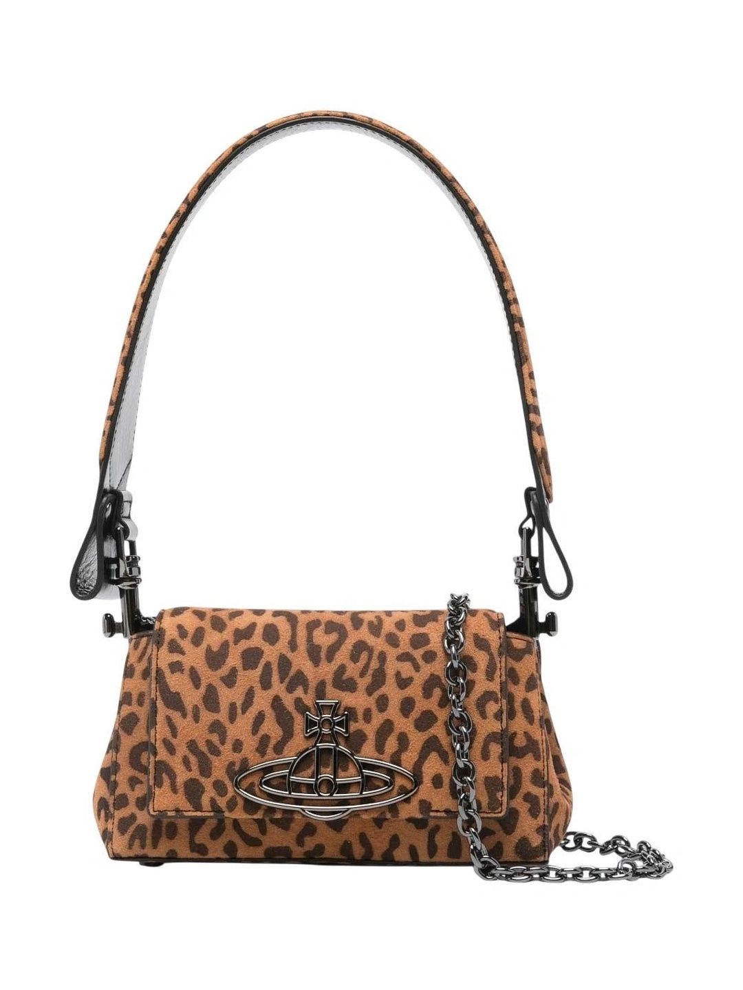 Vivienne Westwood Animal Printed Leather Shoulder Bag-picture-6