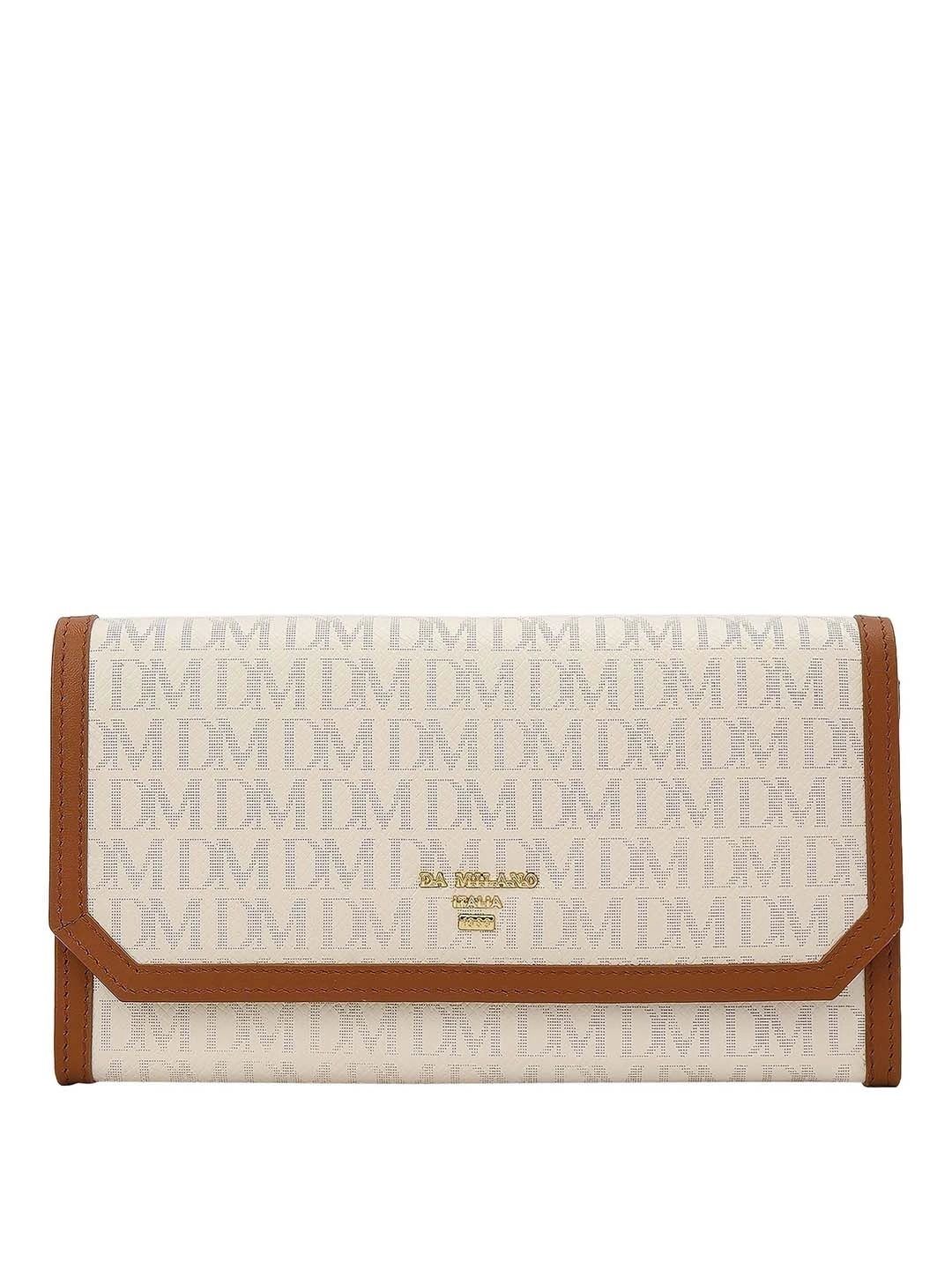 Da Milano Women Printed Leather Two Fold Wallet-image-11
