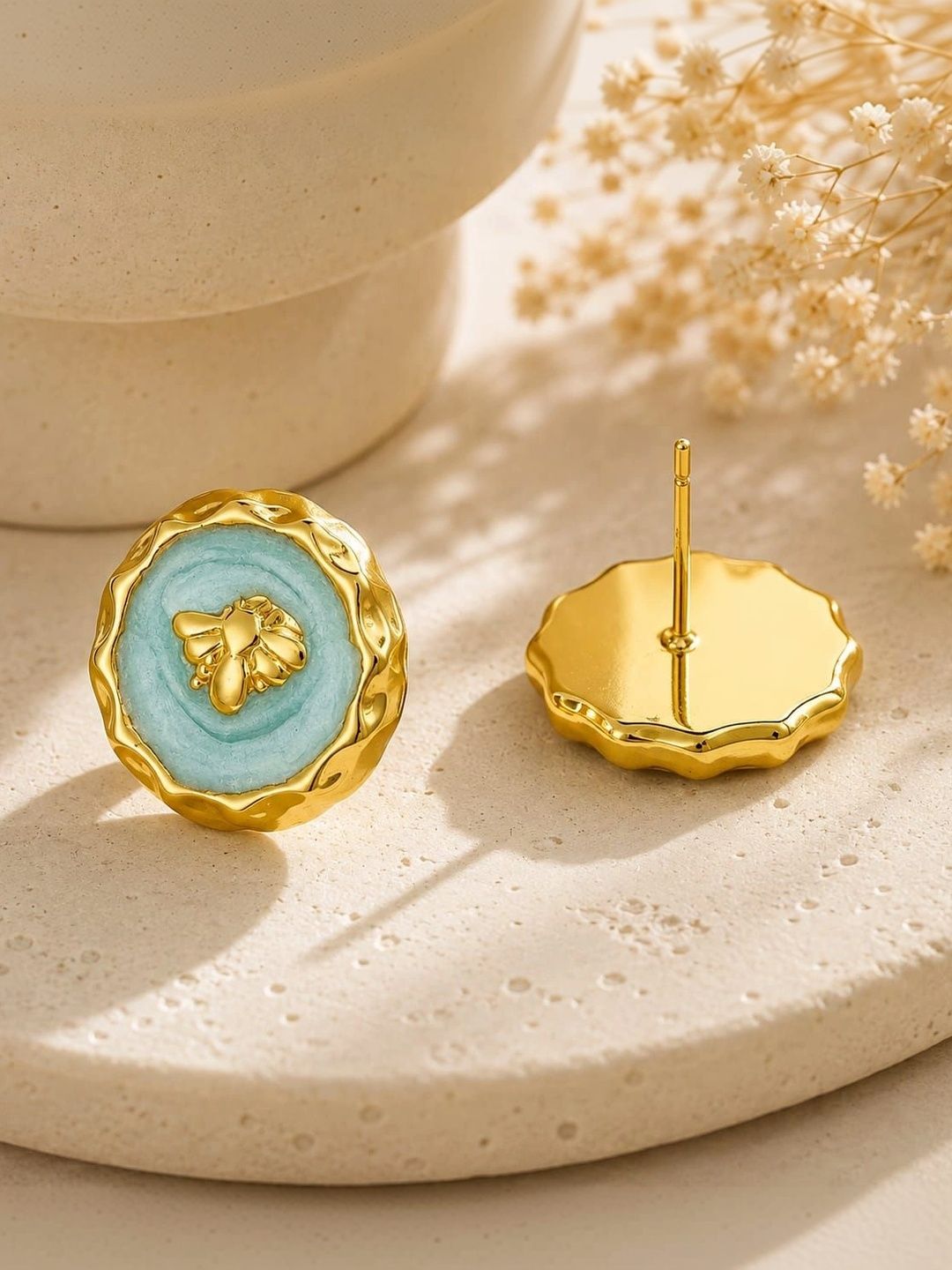 GARV GLEAM Circular Studs Earrings-picture-15