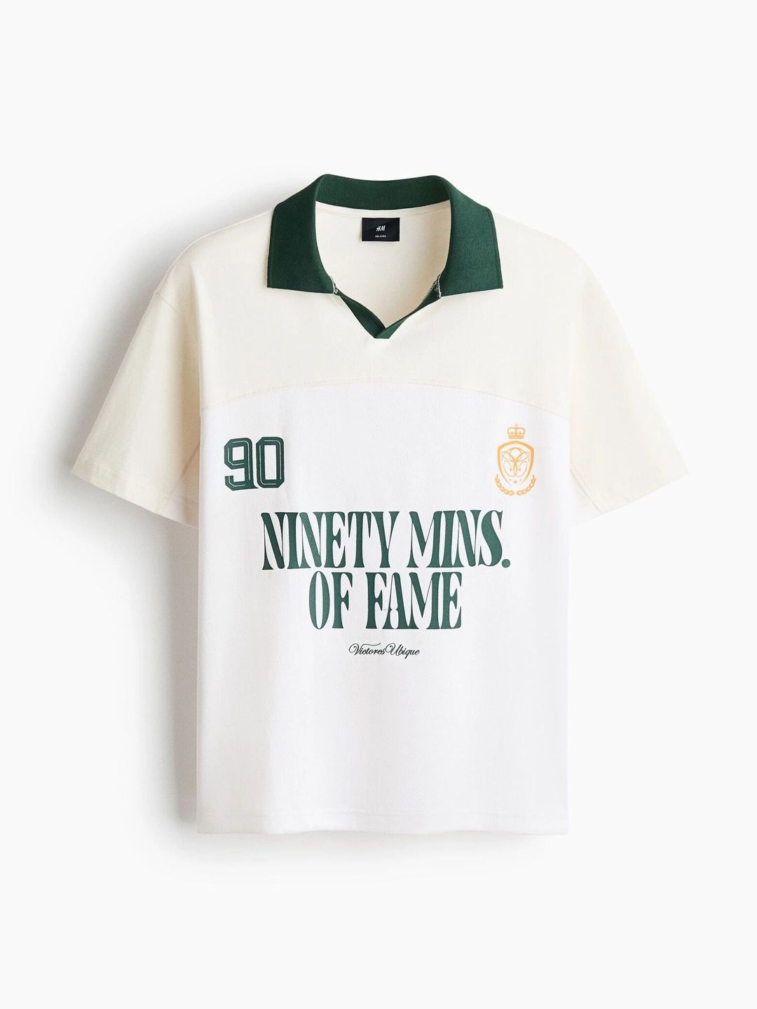 H&M Men Typography Printed Polo Collar T-shirt-picture-22